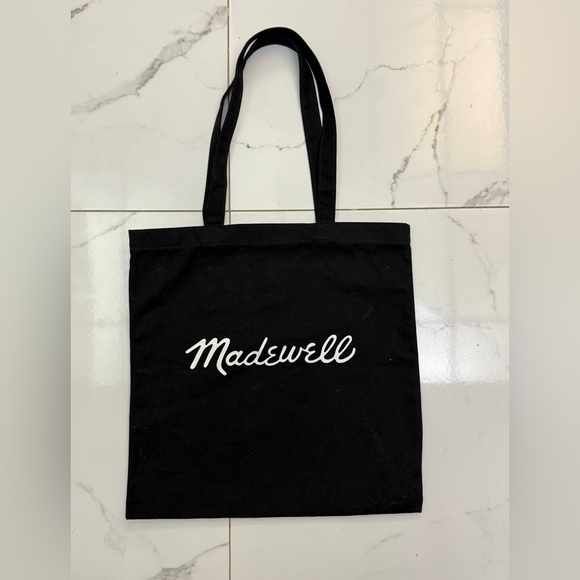 Madewell Black Canvas Tote - Picture 1 of 3